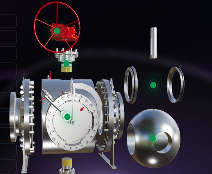 The sealing principle of the PIG valve