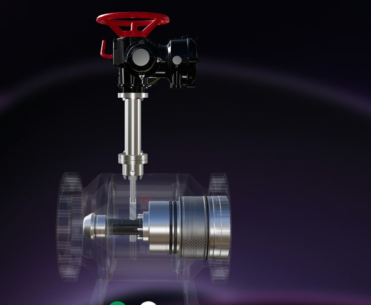 The structure of the valve seat of the axial flow control valve